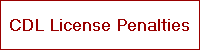CDL License Penalties