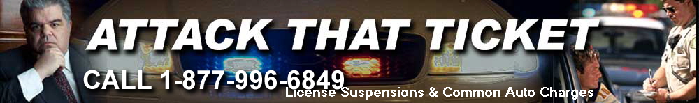 License Suspensions & Common Auto Charges